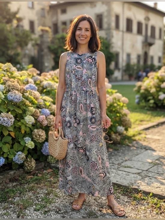 LOFT Dresses & Skirts - LOFT Paisley Sleeveless maxi Dress